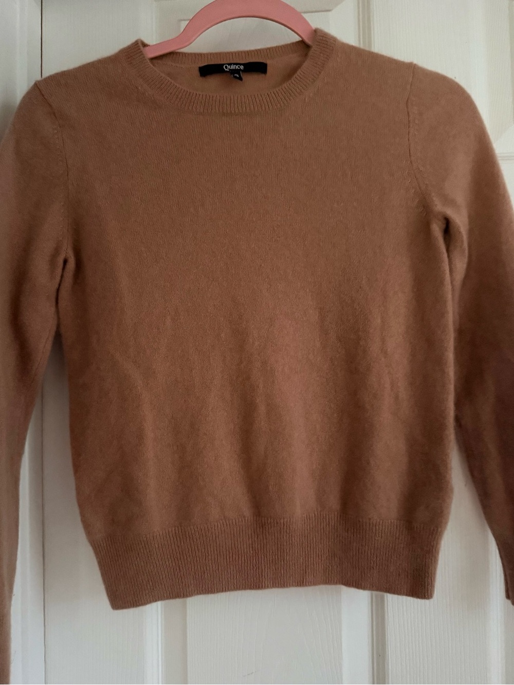 Quince Cashmere Sweater - Camel Brown